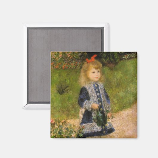 Meisje met drinkwater magneet (Voorkant / Achterkant)