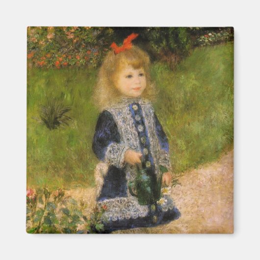 Meisje met drinkwater magneet (Voorkant)