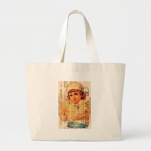 meisje met duik en AD Grote Tote Bag (Voorkant)