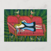 Meisje met duiven | Morris Hirshfield | Briefkaart (Voorkant)