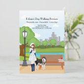 Meisje met een Aankondiging van de Hond (Staand voorkant)