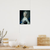Meisje met een aap poster (Keuken)