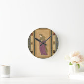 Meisje met een aigrette uit de Grote Clive Alb Ronde Klok (Huis)