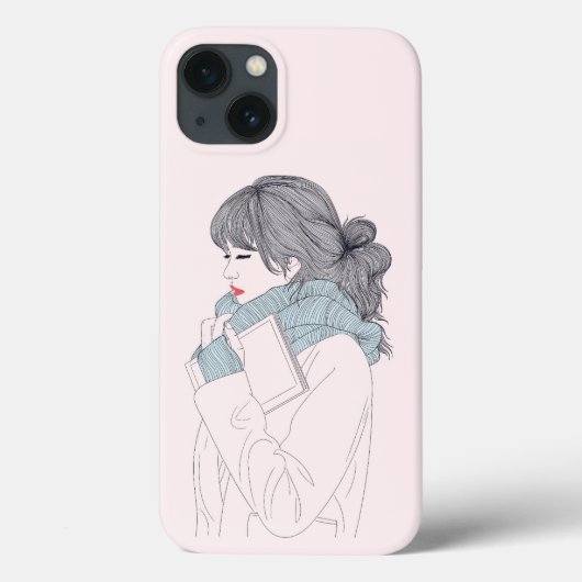 Meisje met een coole, sjieke afbeelding Case-Mate iPhone case (Achterkant)