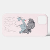 Meisje met een coole, sjieke afbeelding Case-Mate iPhone case (Achterkant (horizontaal))