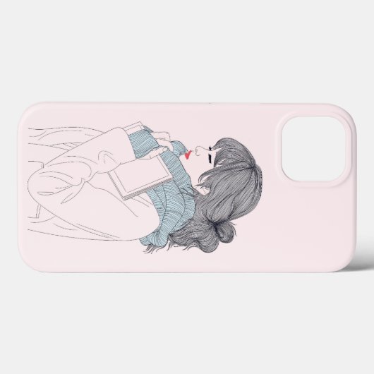 Meisje met een coole, sjieke afbeelding Case-Mate iPhone case (Achterkant (horizontaal))