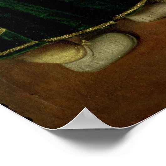 Meisje met een dwerg, dat een portret zou zijn poster (Hoek)