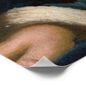 Meisje met een fluit, beroemd schilderij poster (Hoek)