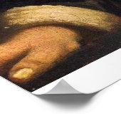 Meisje met een fluitje van Johannes Vermeer Poster (Hoek)