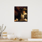 Meisje met een fluitje van Johannes Vermeer Poster (Keuken)