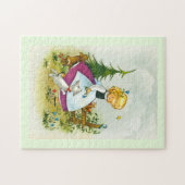  meisje met een hond legpuzzel (Horizontaal)