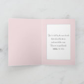 Meisje met een huisdier Bunny Kaart (Binnen)