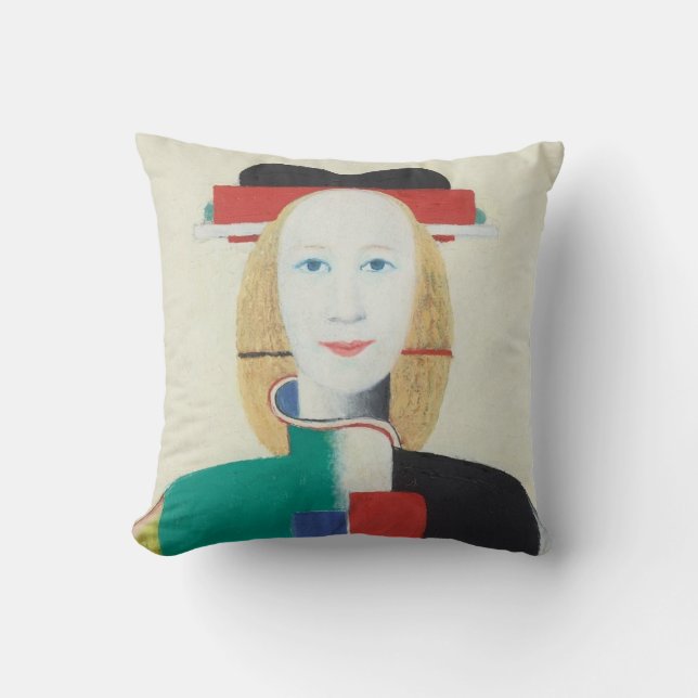 Meisje met een kam in haar haar kussen (Voorkant)