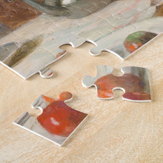 Meisje met een kat | Victor Gabriel Gilbert Legpuzzel (Zijkant)