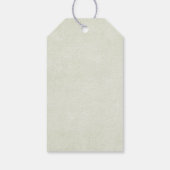 Meisje met een kikkerpop Schattig Whimsical - Fees Cadeaulabel (Achterkant)