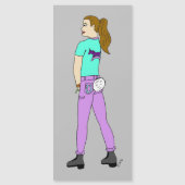 meisje met een konijnenstaart (Voorkant)