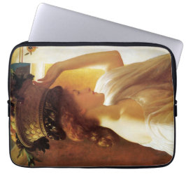 Meisje met een mand van fruit (door Frederic Leigh Laptop Sleeve