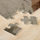 Meisje met een medaillon (door Gerolamo Induno) Legpuzzel (Zijkant)