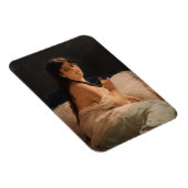 Meisje met een medaillon (door Gerolamo Induno) Magneet (Rechterzijde)