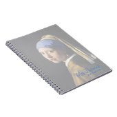 Meisje met een paalvormig notebook notitieboek (Rechterzijde)