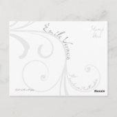 Meisje met een paplepel briefkaart (Achterkant)