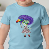 meisje met een paraplu