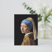 Meisje met een parel briefkaart (Staand voorkant)