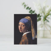 Meisje met een parel briefkaart (Staand voorkant)