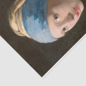 Meisje met een parel die beroemd schilderen verdie tissuepapier (Detail)