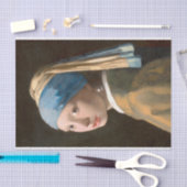 Meisje met een parel die beroemd schilderen verdie tissuepapier (Craft)