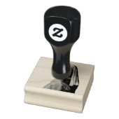 Meisje met een parel die portret schildert rubberstempel (Stempel)