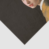 Meisje met een parel die portret schildert tissuepapier (Detail)