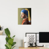 Meisje met een parel die poster verdient (Thuiskantoor)