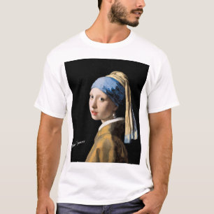 meisje met een parel die T-Shirt Art Shirt verdien