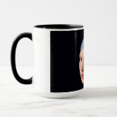 Meisje met een parel Earring-Johannes Vermeer Klei Mok (Links)