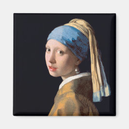 Meisje met een parel Earring-Johannes Vermeer Magneet