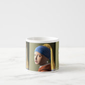 Meisje met een parel espresso kop (Voorkant)