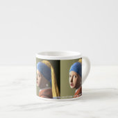 Meisje met een parel espresso kop (Voorkant rechts)