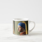 Meisje met een parel espresso kop (Rechts)