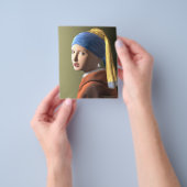 Meisje met een parel flyer (Hand)