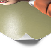 Meisje met een parel foto afdruk (Hoek)