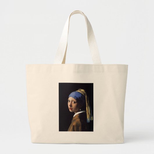 Meisje met een parel grote tote bag (Voorkant)