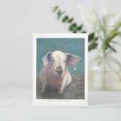 Meisje met een parel II Briefkaart (Staand voorkant)