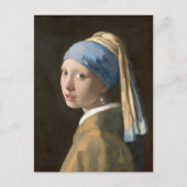 Meisje met een parel - Johannes Vermeer Art Briefkaart (Voorkant)