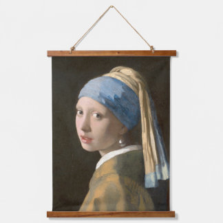 Meisje met een parel - Johannes Vermeer Art Hangend Wandkleed
