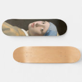 Meisje met een parel - Johannes Vermeer Art Persoonlijk Skateboard (Horizontaal)