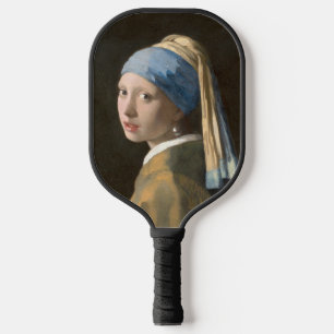 Meisje met een parel - Johannes Vermeer Art Pickleball Paddle