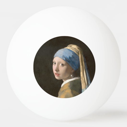 Meisje met een parel - Johannes Vermeer Art Pingpongbal (Voorkant)
