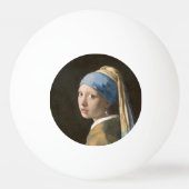 Meisje met een parel - Johannes Vermeer Art Pingpongbal (Achterkant)