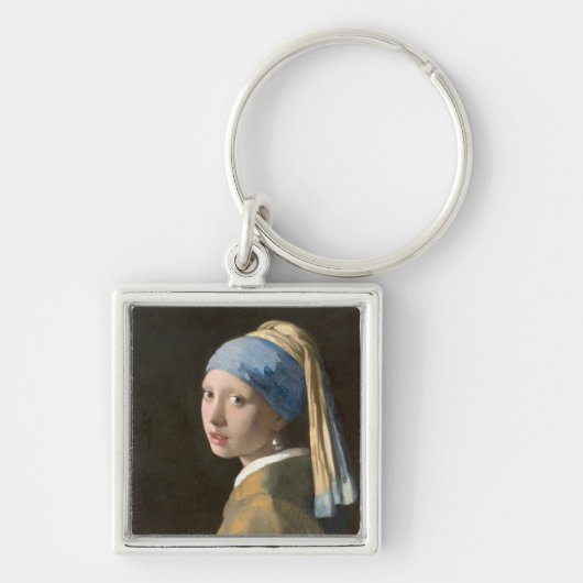 Meisje met een parel - Johannes Vermeer Art Sleutelhanger (Voorkant)
